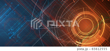 Abstract tech background. Futuristic technology 65612555