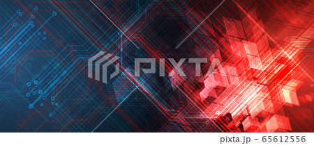 Abstract tech background. Futuristic technology 65612556