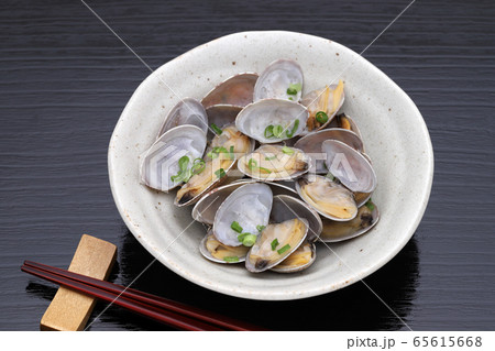 あさり 酒蒸し あさり 酒蒸し 65615668
