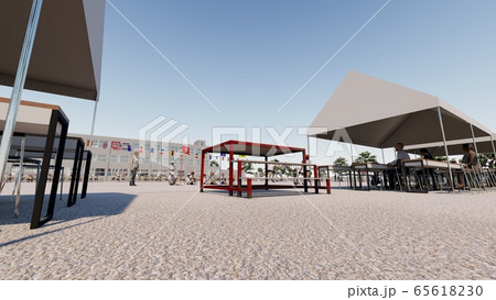 学校 運動会 一般 観客有り 建物有り イラスト32 学校 運動会 一般 観客有り 建物有り イラスト32 65618230