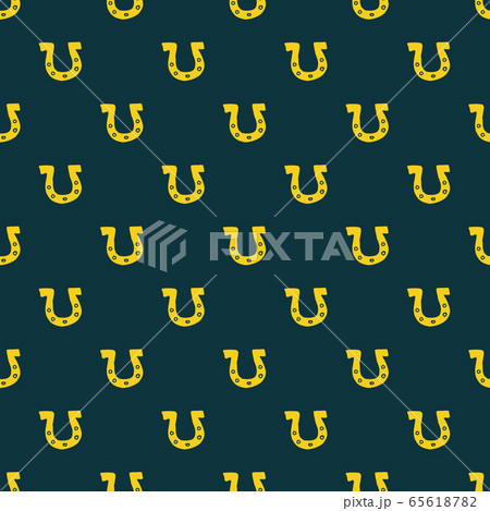 Horseshoe Seamless Pattern, Hand Drawn doodle background. Vector illustration. Horseshoe Seamless Pattern, Hand Drawn doodle background. Vector illustration. 65618782