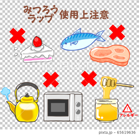 Be careful when using beeswax wrap 65619636