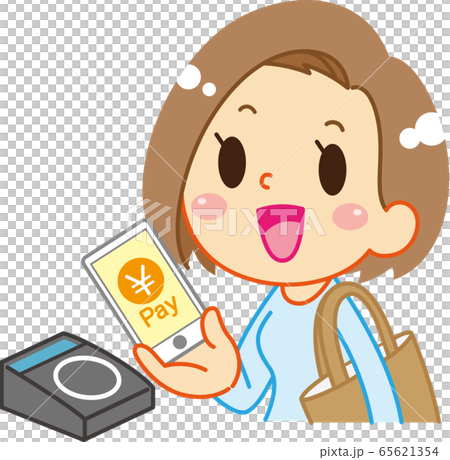 Women who pay cashless 65621354