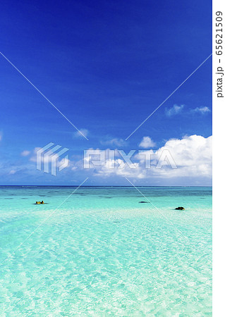 下地島、17エンドの美しい海 65621509