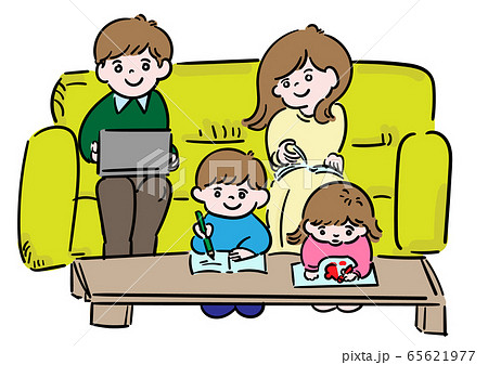 ステイホーム＿家族 65621977