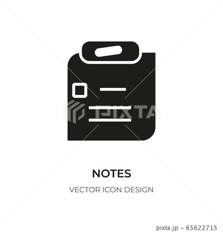 Sticky note glyph icon task to do list logo vector 65622715