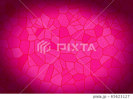 ピンク色のモザイク模様 65623127