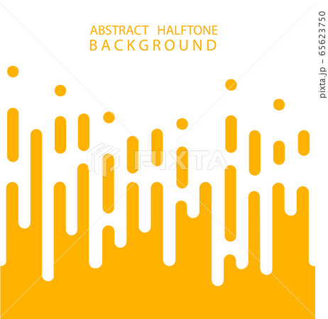 Abstract yellow Halftone Rounded Lines Halftone Transition. Vector Background. Abstract concept . Vector illusration 65623750