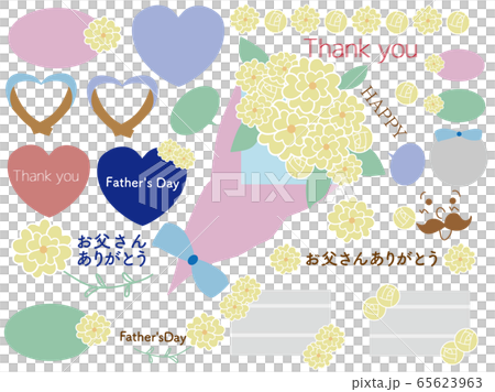 Father's day flower frame 65623963