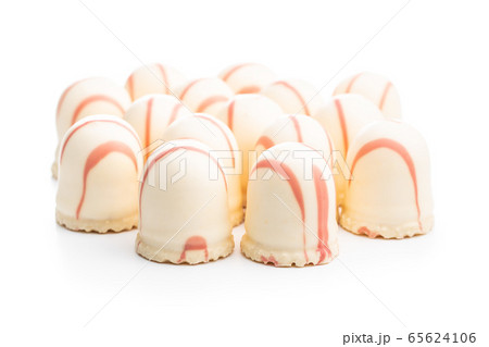 Sweet foam dessert. Marshmallow covered with 65624106