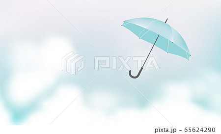 Umbrella flying over blue sky and cloud Umbrella flying over blue sky and cloud 65624290