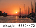 海からの富士山夕景（神奈川　三浦半島） 65624472