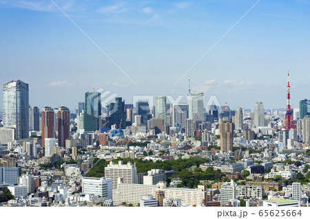 東京の景観 恵比寿から麻布、六本木方面を望む 東京の景観 恵比寿から麻布、六本木方面を望む 65625664