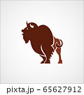 bison buffalo leader logo sign isolated 65627912