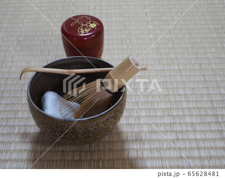 茶道 薄茶点前の準備 茶道 薄茶点前の準備 65628481