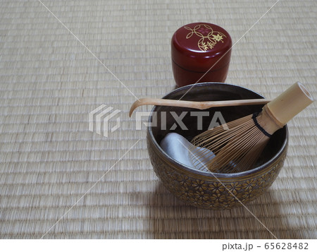 茶道　薄茶点前の準備 65628482