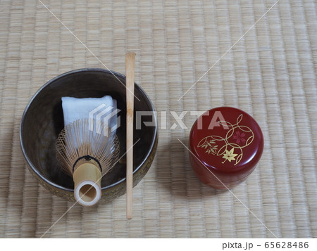 茶道 薄茶点前の準備 茶道 薄茶点前の準備 65628486