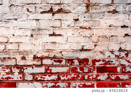 Texture of a brick wall with cracks  65628628