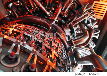 Gas turbine turbine installation in power plants Gas turbine turbine installation in power plants 65628960