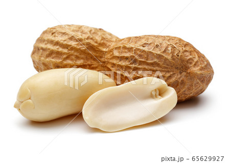 Peanut isolated on white background 65629927