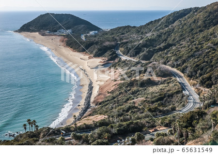 伊良湖岬恋路ヶ浜を見下ろす 65631549