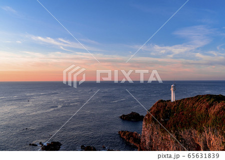 未明の足摺岬灯台 65631839