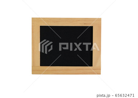 Blackboard wood frame on white background. Blackboard wood frame on white background. 65632471