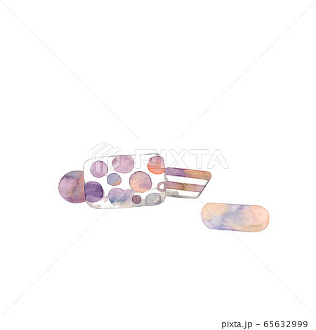 インテリア素材、水玉のクッション 65632999