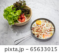Thai local breakfast meal Pan-Fried Egg 65633015