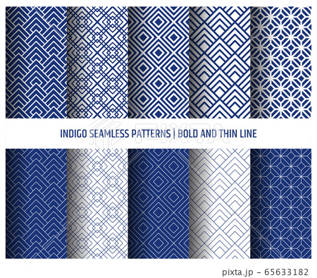 Japanese patterns,indigo color seamless wallpapers 65633182