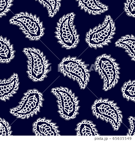 Abstract pattern with paisley elements.  65635549