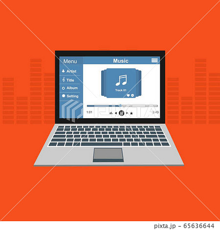 modern media player user interface with panel modern media player user interface with panel 65636644