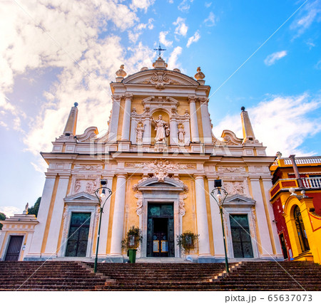 Santa Margherita Church basilica in Liguria - local landmark of Italy Santa Margherita Church basilica in Liguria - local landmark of Italy 65637073