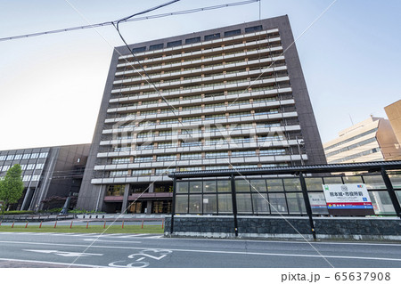 熊本県熊本市 快晴の熊本市役所 熊本県熊本市 快晴の熊本市役所 65637908