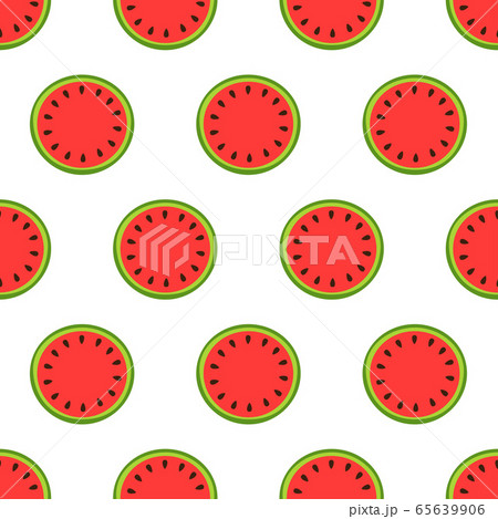 seamless background with watermelon slices, vector seamless background with watermelon slices, vector 65639906