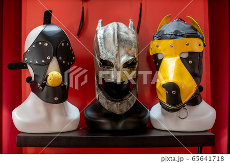 BDSM masks for men. Concept of sexual domination and bondage 65641718