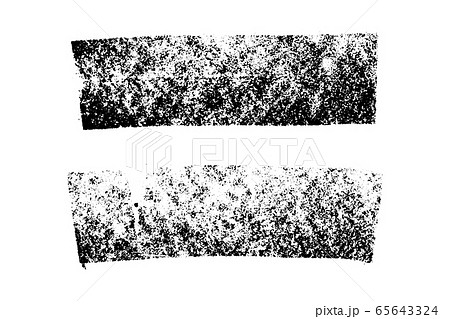 Set of grunge black chalk texture stripe brush on white background Set of grunge black chalk texture stripe brush on white background 65643324