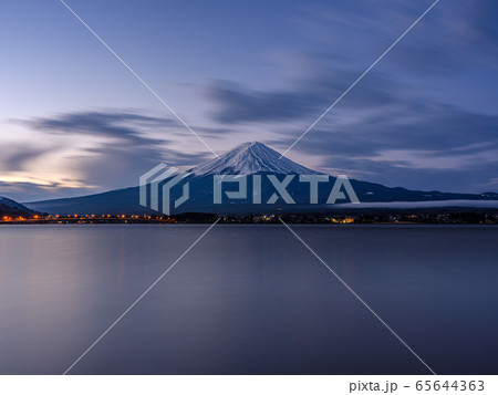 河口湖 冨士山 富士 65644363