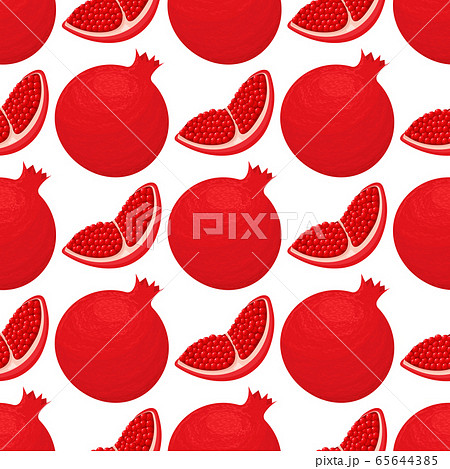 Seamless pattern with fresh bright exotic whole 65644385