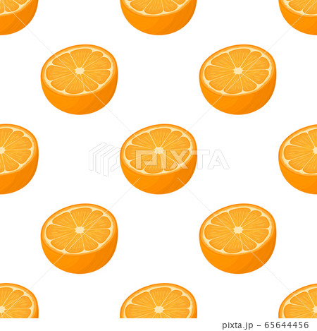 Seamless pattern with fresh bright exotic half cut 65644456