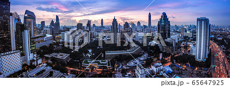 Ploenchit view from above in Bangkok in Thailand Ploenchit view from above in Bangkok in Thailand 65647925