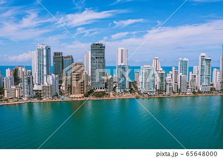 Aerial view of Cartagena Bocagrande Aerial view of Cartagena Bocagrande 65648000