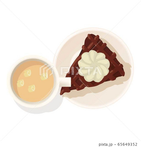 Chocolate cheesecake icon, isometric style Chocolate cheesecake icon, isometric style 65649352