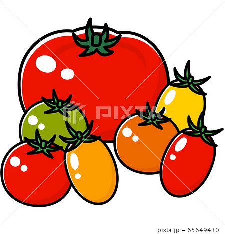 Various tomato cartoon - Stock Illustration [65649430] - PIXTA