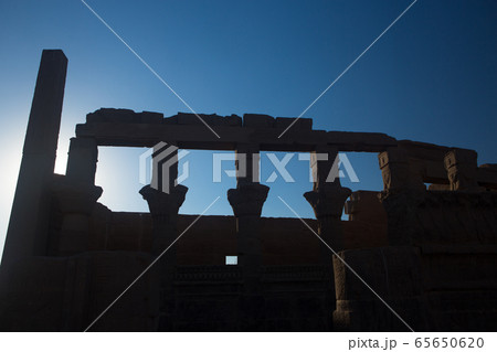 Philae temple in aswan on the Nile in Egypt Philae temple in aswan on the Nile in Egypt 65650620
