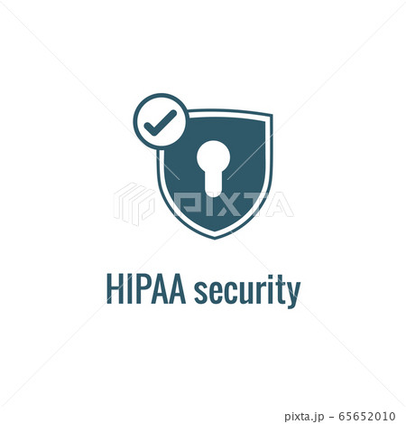 HIPAA Compliance icon set with hippa image 65652010