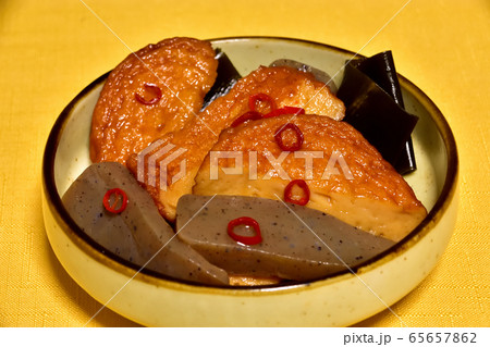 さつま揚げとコンニャクの煮物 さつま揚げとコンニャクの煮物 65657862