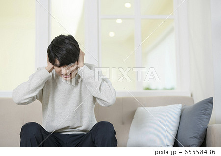 Single life concept, young cheerful Asian man's daily life 402 65658436