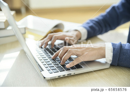 Single life concept, young cheerful Asian man's daily life 256 65658576