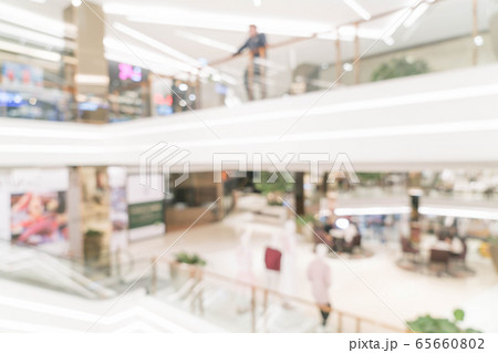 abstract blur retail store in luxury shopping mall 65660802